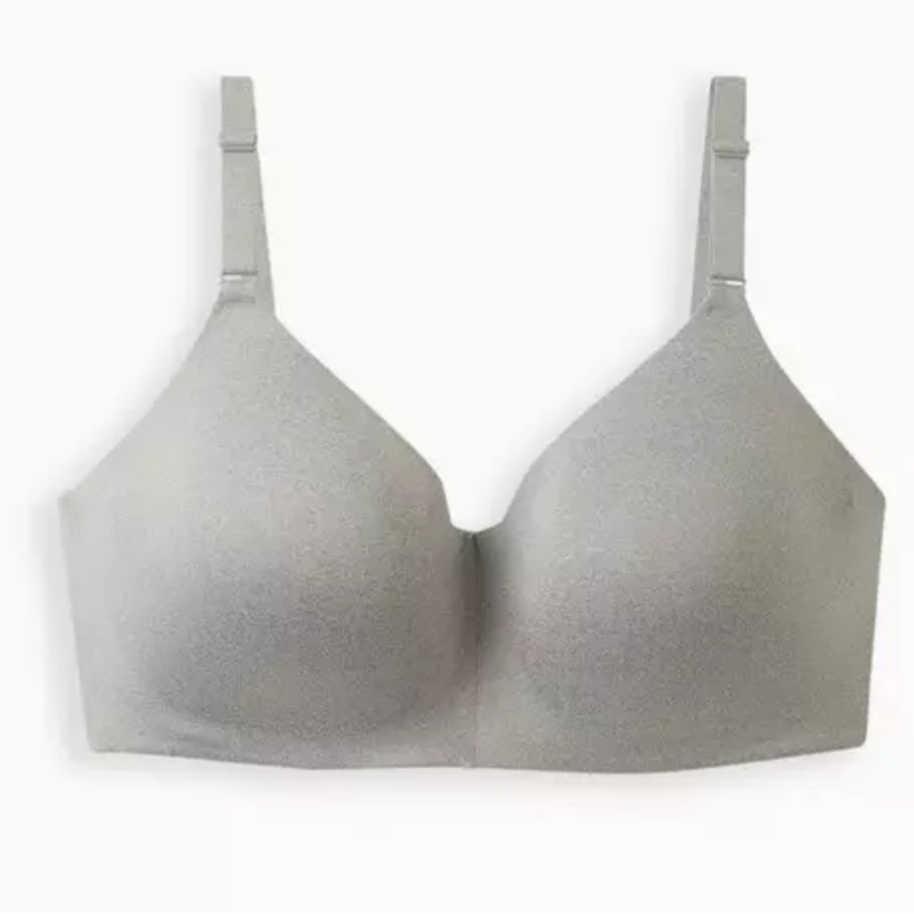 torrid Gray Wireless Scoop Neck Comfort Bra - Picture 7 of 7